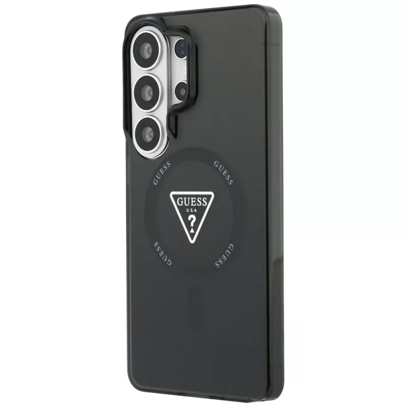 Guess IML Gradient Triangle MagSafe Case voor Samsung Galaxy S26 Ultra (zwart)
