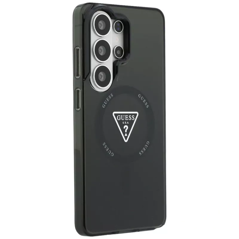 Guess IML Gradient Triangle MagSafe Case voor Samsung Galaxy S26 Ultra (zwart)