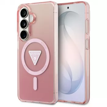 Guess IML Gradient Triangle MagSafe Case voor Samsung Galaxy S26 (roze)