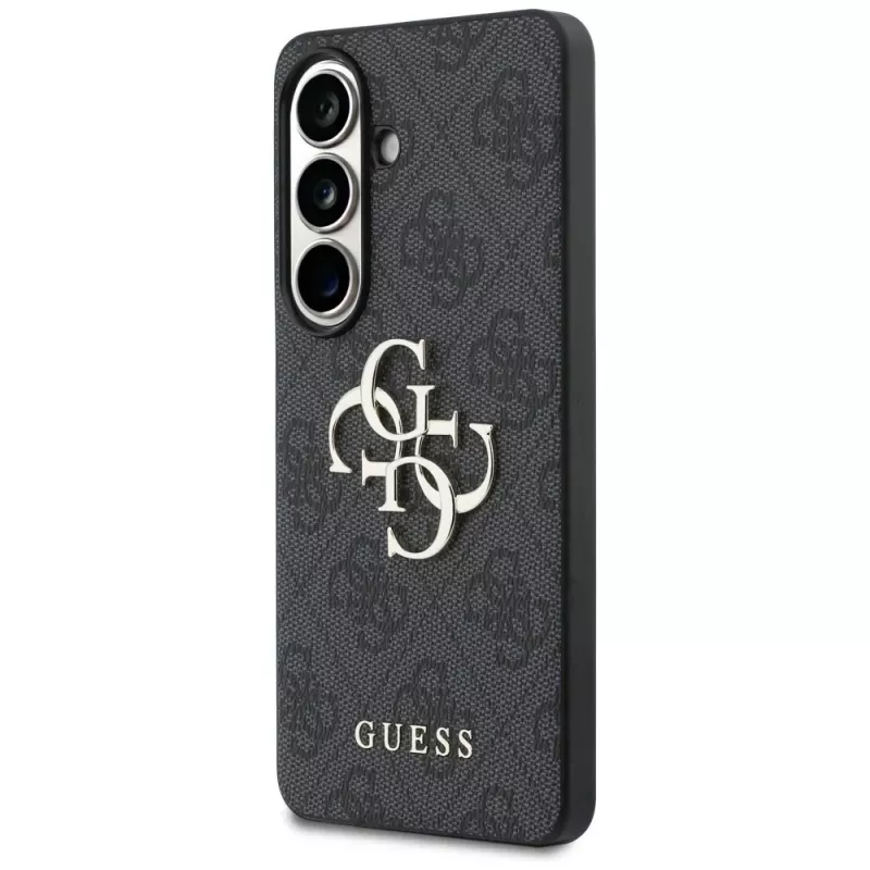 Guess 4G Big Metal Logo Case voor Samsung Galaxy S26 - zwart