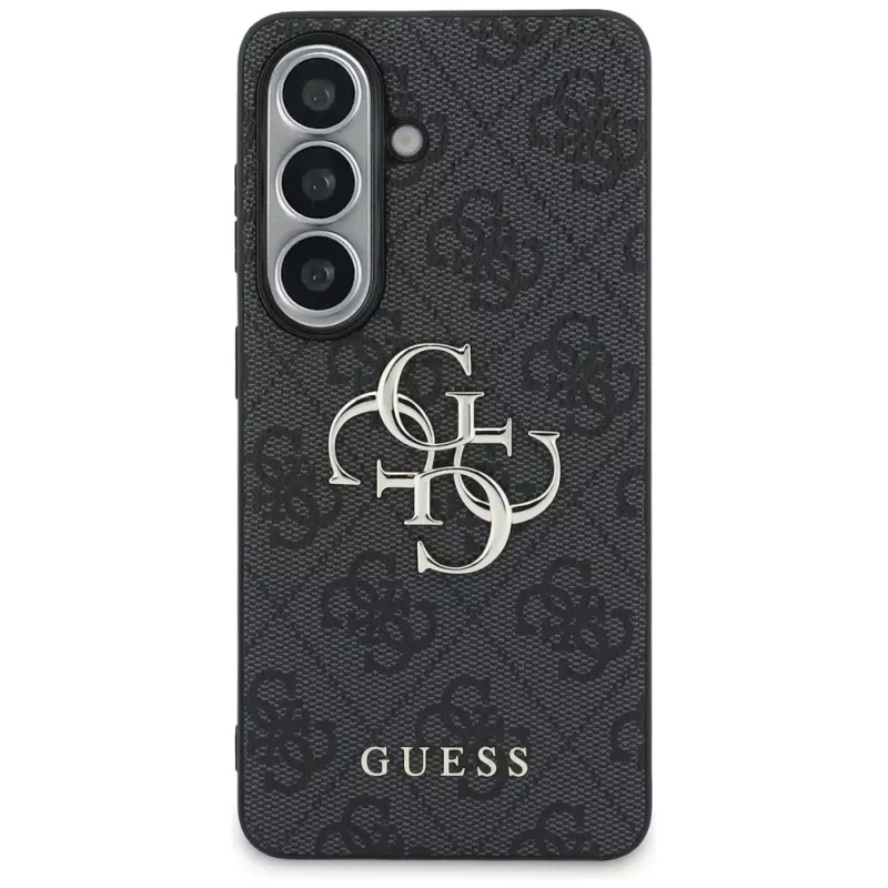 Guess 4G Big Metal Logo Case voor Samsung Galaxy S26 - zwart