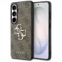 Guess 4G Big Metal Logo Case voor Samsung Galaxy S26 (bruin)