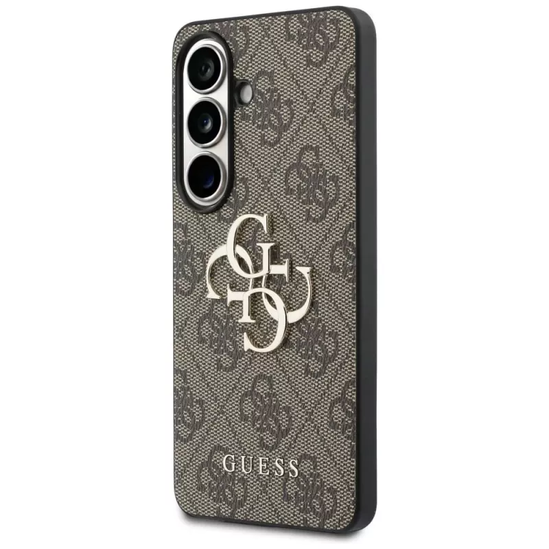 Guess 4G Big Metal Logo Case voor Samsung Galaxy S26 (bruin)