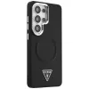 Guess Embossed Ring Triangle Logo MagSafe Case voor Samsung Galaxy S26 Ultra zwart
