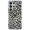 Guess IML Leopard Print Triangle MagSafe Case voor Samsung Galaxy S26 Ultra (zwart)