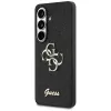 Guess Fixed Glitter Big 4G Metal Logo Case voor Samsung Galaxy S26 (zwart)