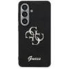 Guess Fixed Glitter Big 4G Metal Logo Case voor Samsung Galaxy S26 (zwart)