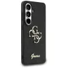 Guess Fixed Glitter Big 4G Metal Logo Case voor Samsung Galaxy S26 (zwart)