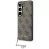 Guess 4G Classic Logo Charm MagSafe Case voor Samsung Galaxy S26 (bruin)