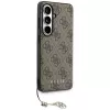 Guess 4G Classic Logo Charm MagSafe Case voor Samsung Galaxy S26 (bruin)