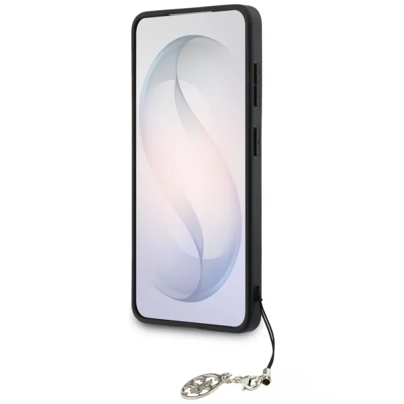 Guess 4G Classic Logo Charm MagSafe Case voor Samsung Galaxy S26 (bruin)