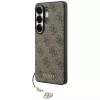 Guess 4G Classic Logo Charm MagSafe Case voor Samsung Galaxy S26 Ultra (bruin)