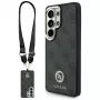 Guess 4G Big Rhinestone Triangle Strap MagSafe Case Kit voor Samsung Galaxy S26 Ultra - zwart
