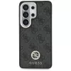 Guess 4G Big Rhinestone Triangle Strap MagSafe Case Kit voor Samsung Galaxy S26 Ultra - zwart