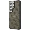 Guess 4G Embossed Ring MagSafe Case voor Samsung Galaxy S26 Ultra (bruin)