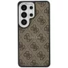 Guess 4G Embossed Ring MagSafe Case voor Samsung Galaxy S26 Ultra (bruin)