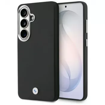 BMW Sign Metal Logo MagSafe Case voor Samsung Galaxy S26+ zwart