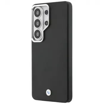 BMW Sign Metal Logo MagSafe Case voor Samsung Galaxy S26 Ultra zwart
