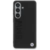 BMW Leather Hot Stamp MagSafe Case voor Samsung Galaxy S26 zwart