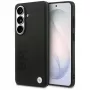 BMW Leather Hot Stamp MagSafe Case voor Samsung Galaxy S26+ zwart