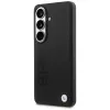 BMW Leather Hot Stamp MagSafe Case voor Samsung Galaxy S26+ zwart