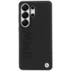 BMW Leather Hot Stamp MagSafe Case voor Samsung Galaxy S26 Ultra zwart