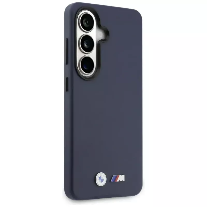 BMW M Metal Logo MagSafe Case voor Samsung Galaxy S26 navy blue