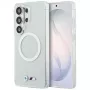 BMW IML Shockproof Metal Logo MagSafe Case voor Samsung Galaxy S26 Ultra transparant