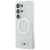 BMW IML Shockproof Metal Logo MagSafe Case voor Samsung Galaxy S26 Ultra transparant