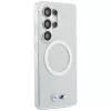 BMW IML Shockproof Metal Logo MagSafe Case voor Samsung Galaxy S26 Ultra transparant