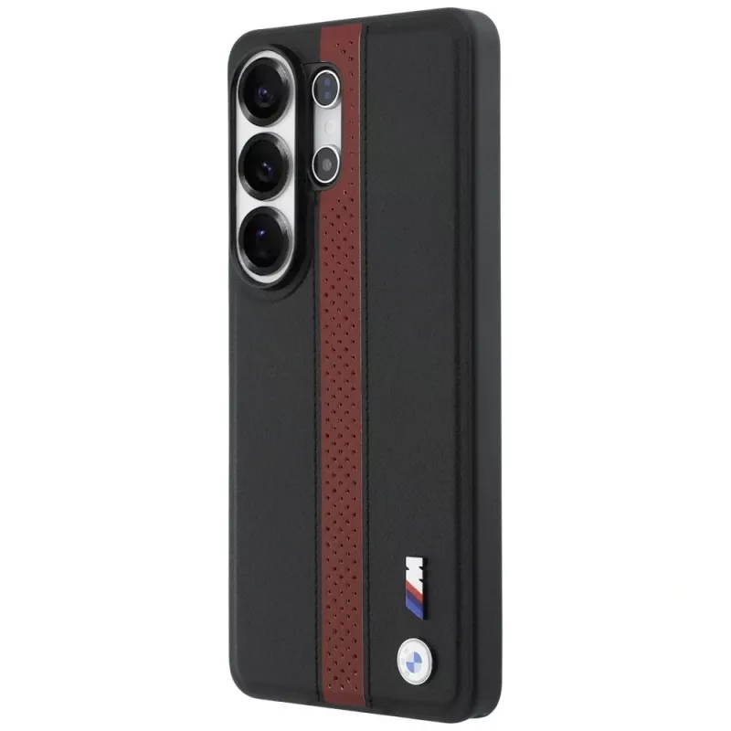 BMW Perforated Stripe Logo MagSafe Case voor Samsung Galaxy S26 Ultra rood