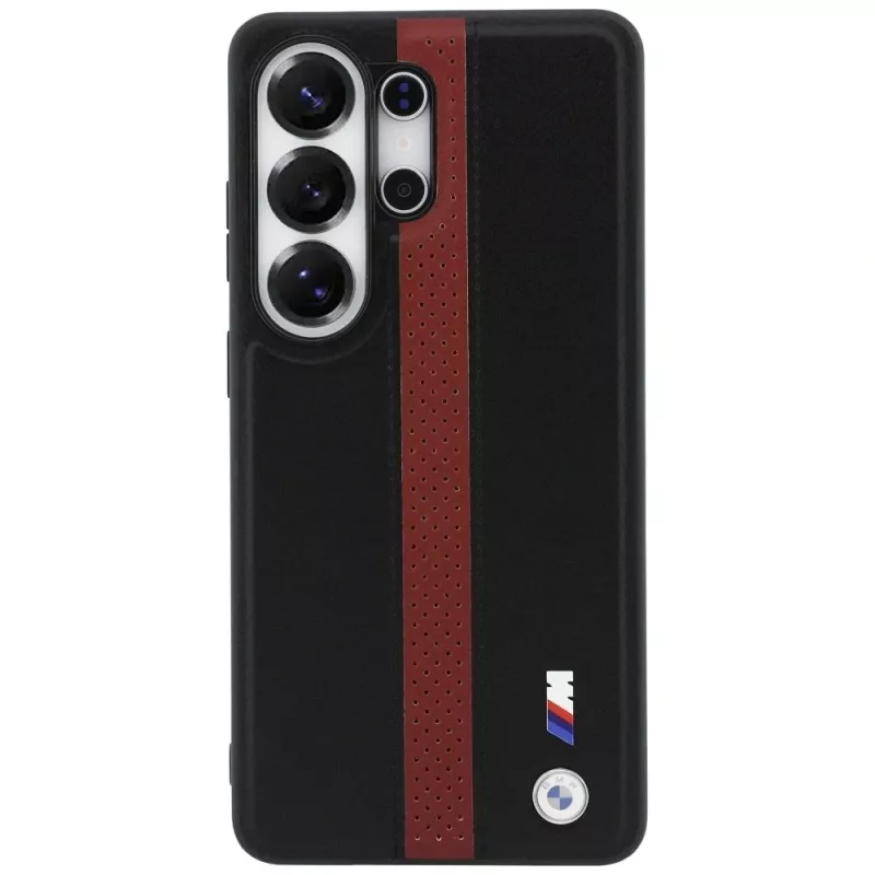 BMW Perforated Stripe Logo MagSafe Case voor Samsung Galaxy S26 Ultra rood