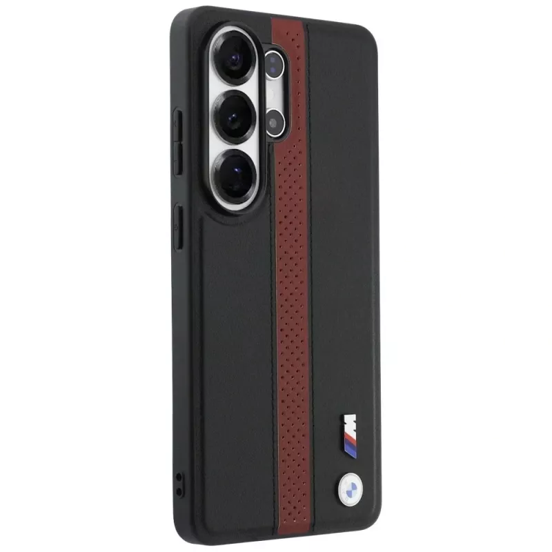 BMW Perforated Stripe Logo MagSafe Case voor Samsung Galaxy S26 Ultra rood