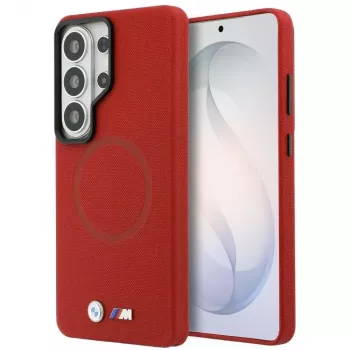 BMW M Metal Logo MagSafe Case voor Samsung Galaxy S26 Ultra rood