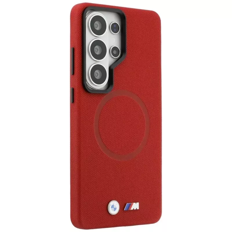 BMW M Metal Logo MagSafe Case voor Samsung Galaxy S26 Ultra rood