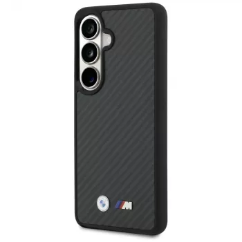 BMW M Kevlar Logo MagSafe Case voor Samsung Galaxy S26 zwart