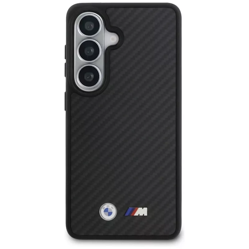 BMW M Kevlar Logo MagSafe Case voor Samsung Galaxy S26 zwart