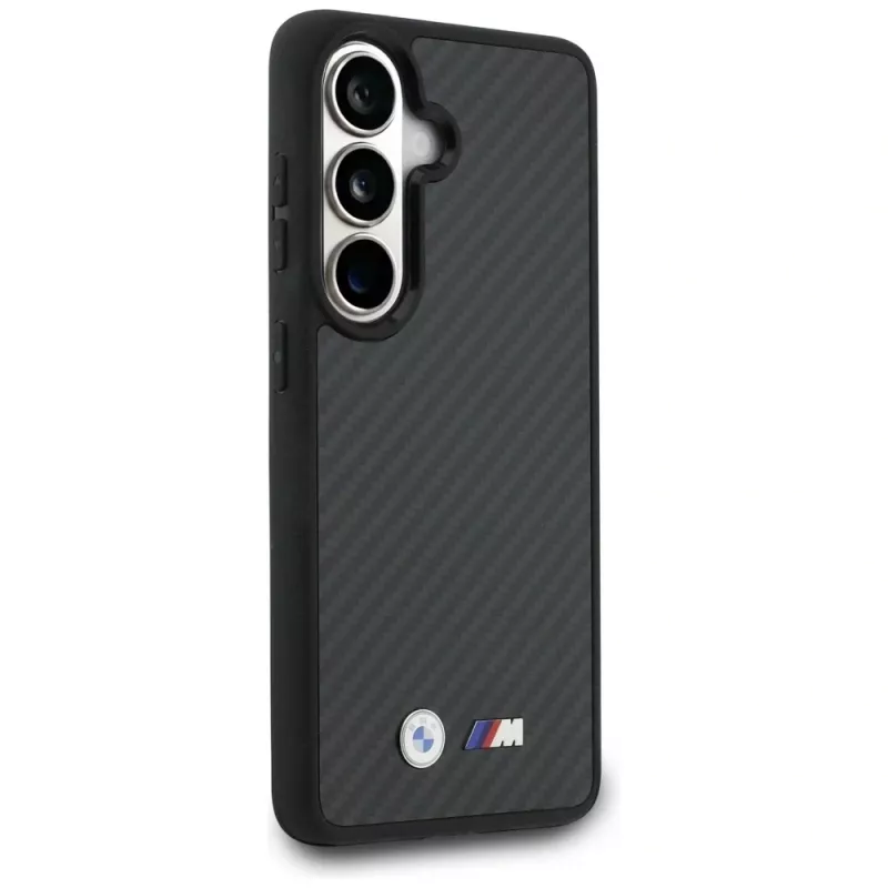 BMW M Kevlar Logo MagSafe Case voor Samsung Galaxy S26 zwart