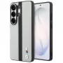 BMW Perforated Stripe Logo MagSafe Case voor Samsung Galaxy S26 Ultra grijs