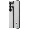 BMW Perforated Stripe Logo MagSafe Case voor Samsung Galaxy S26 Ultra grijs