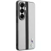 BMW Perforated Stripe Logo MagSafe Case voor Samsung Galaxy S26 Ultra grijs