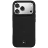 Mercedes-Benz leren Mesh with Bow Line MagSafe-hoesje voor iPhone 17 Pro, zwart