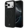 Mercedes Leather 3D MagSafe Case voor iPhone 17 Pro Max zwart