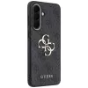 Guess Leather 4G Metal Logo Case voor Samsung Galaxy A57 5G, zwart