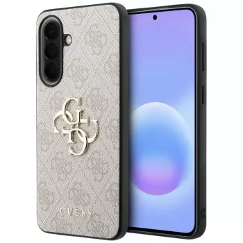 Guess Leather 4G Metal Logo Case voor Samsung Galaxy A57 5G roze