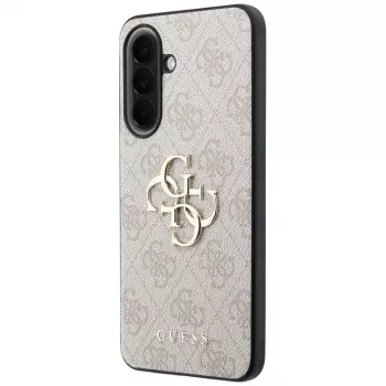 Guess Leather 4G Metal Logo Case voor Samsung Galaxy A57 5G roze