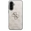 Guess Leather 4G Metal Logo Case voor Samsung Galaxy A57 5G roze