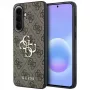 Guess Leather 4G Metal Logo Case voor Samsung Galaxy A37 5G - bruin