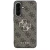 Guess Leather 4G Metal Logo Case voor Samsung Galaxy A57 5G bruin