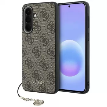 Guess 4G Charm Back Cover voor Samsung Galaxy A57 5G - bruin